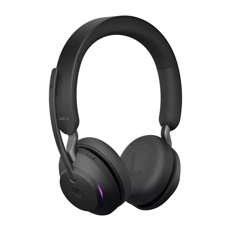 Jabra Evolve2 65 USB-C Schwarz MS Stereo, kabellos, Büro/Callcenter, 20 - 20000 Hz, 176,4 g, Headset, Schwarz