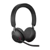 Jabra Evolve2 65 USB-C Schwarz MS Stereo, kabellos, Büro/Callcenter, 20 - 20000 Hz, 176,4 g, Headset, Schwarz