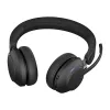 Headset Jabra Evolve2 65 USB-A Schwarz MS Ladegerät Stand Stereo