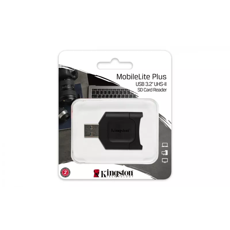 Kingston Technology MobileLite Plus Kartenleser USB 3.2 Gen 1 (3.1 Gen 1) Typ-A Schwarz