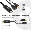 CLUB3D CAC-1331 Videokabel-Adapter 0,25 m HDMI DisplayPort Schwarz