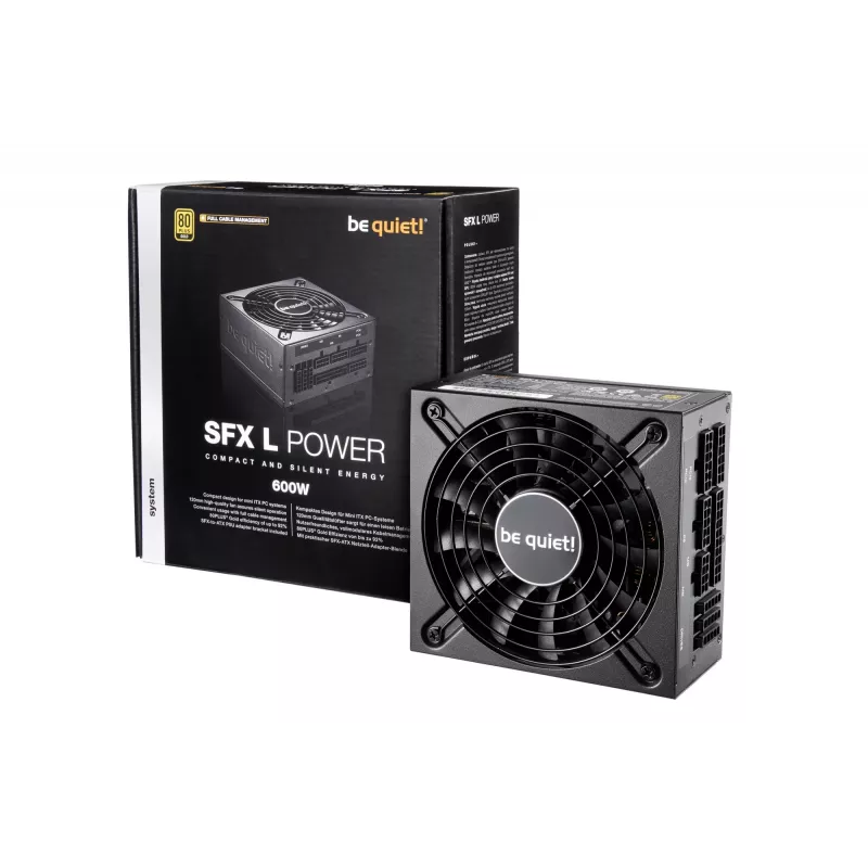 be quiet! SFX L Power Netzteil 600 W 20+4 pin ATX Schwarz