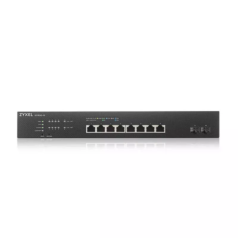 Zyxel XS1930-10-ZZ0101F Netzwerk-Switch Managed L3 10G Ethernet (100/1000/10000) Schwarz