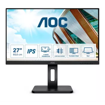 AOC P2 27P2Q Computer Monitor 68,6 cm (27 Zoll) 1920 x 1080 Pixel Full HD LED Schwarz