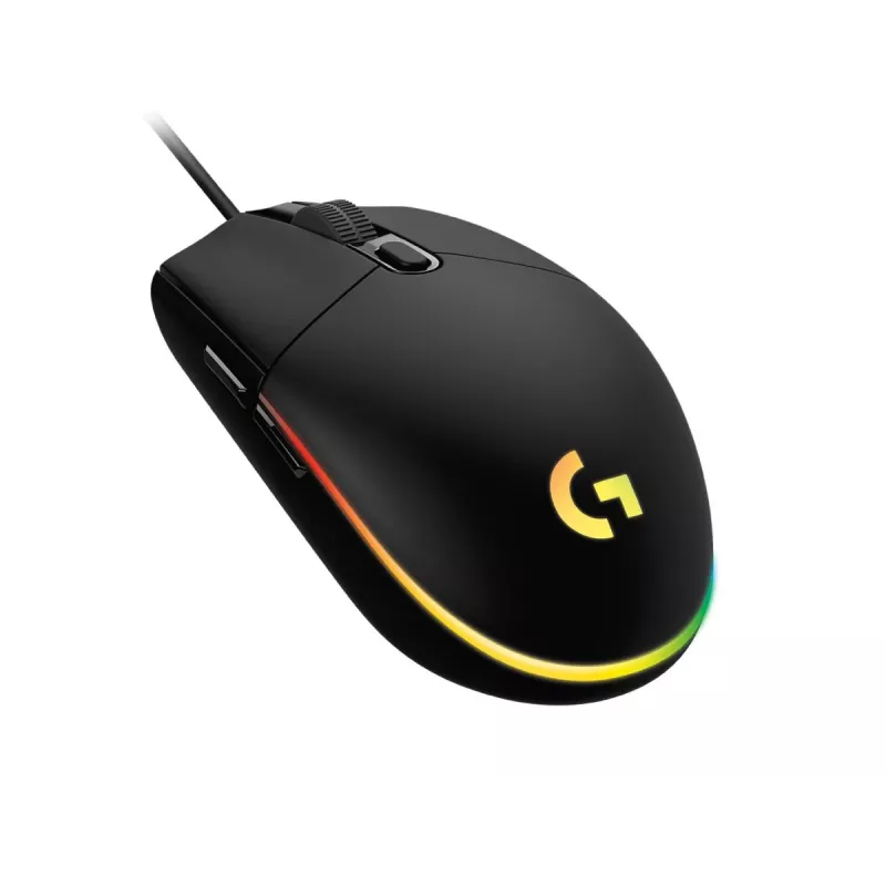 LOGITECH G102 Gaming-Maus USB Schwarz