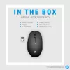 HP Dual Mode Black Mouse 300, Rechtshänder, Optisch, RF Wireless, 3600 DPI, Schwarz