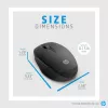 HP Dual Mode Black Mouse 300, Rechtshänder, Optisch, RF Wireless, 3600 DPI, Schwarz