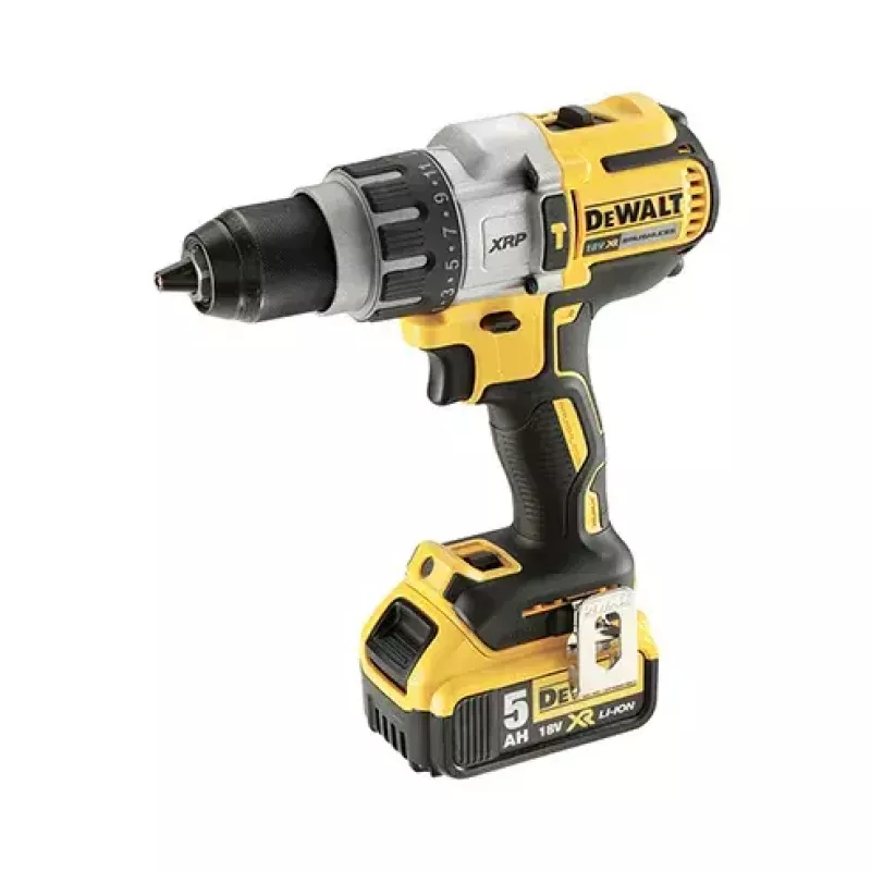 Akku-Bohrschrauber DeWalt DCD996P2 18V Li-Ion 5Ah Schnellspannbohrfutter 3-Gang, 95 Nm, 2,1 kg, Schlagbohren