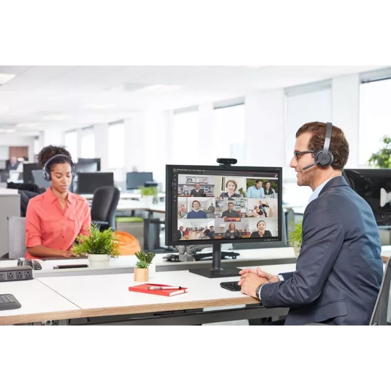 LOGITECH Zone Wireless - USB-C / USB-A - Headset - MSFT Teams Zone - Schwarz