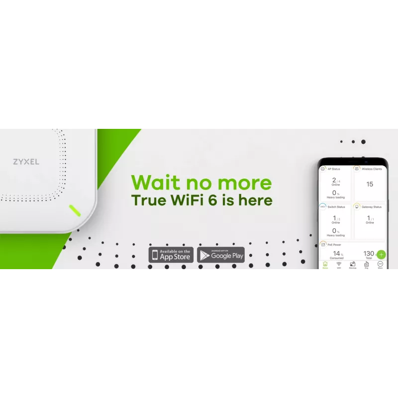 Zyxel NWA110AX 1000 Mbit/s Weiß Power over Ethernet (PoE)