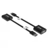 CLUB3D DisplayPort™ zu VGA Schwarz Aktiver Adapter M/F