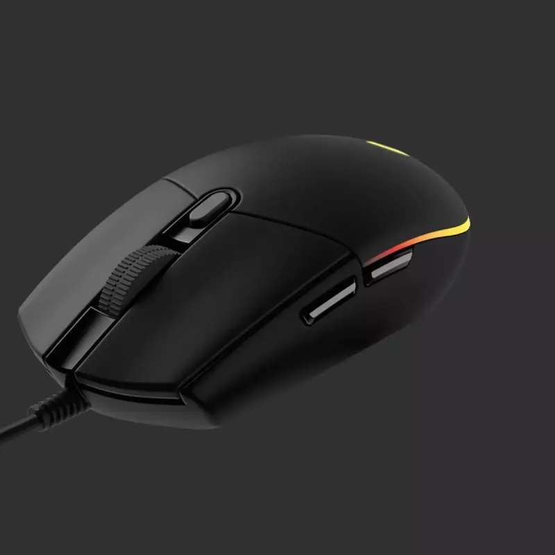 LOGITECH G203 Lightsync Gaming-Maus USB Schwarz