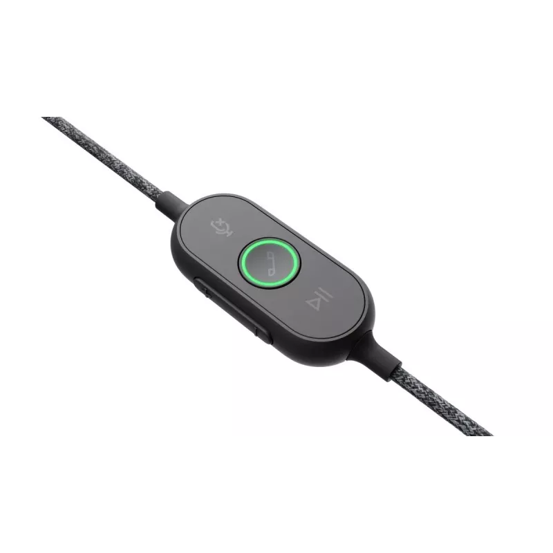 LOGITECH Zone Wired - USB-C / USB-A - Headset - UC Zone - Schwarz