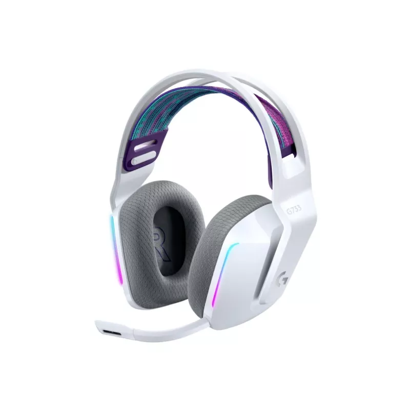 LOGITECH G733 Lightspeed Kabelloses RGB-Gaming-Headset Weiß