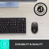 LOGITECH M190 Full-Size kabellose Maus Charcoal