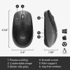 LOGITECH M190 Full-Size kabellose Maus Charcoal