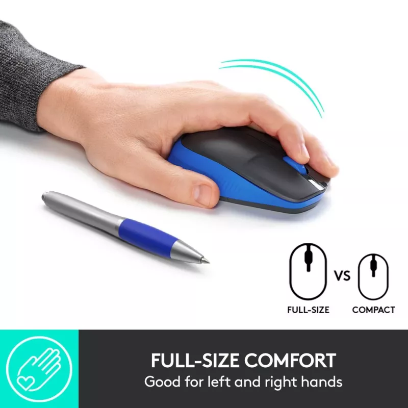 Maus Logitech M190 Kabellos USB