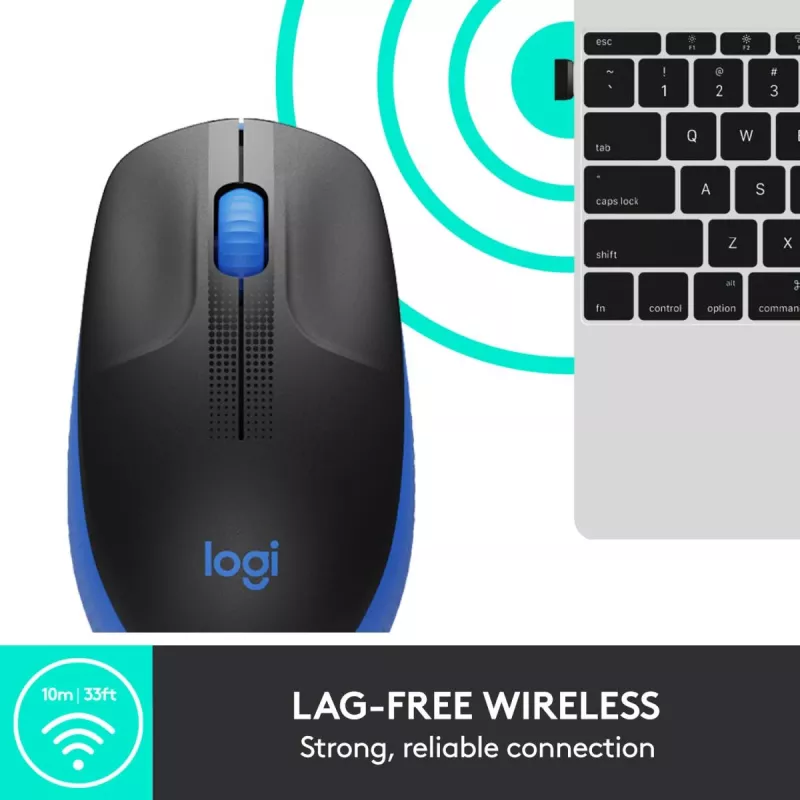 Maus Logitech M190 Kabellos USB