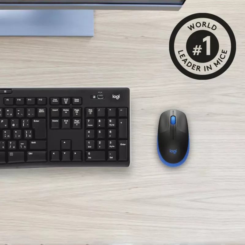 Maus Logitech M190 Kabellos USB