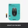 LOGITECH M190 Full-Size Wireless Maus Mitternachtsgrau