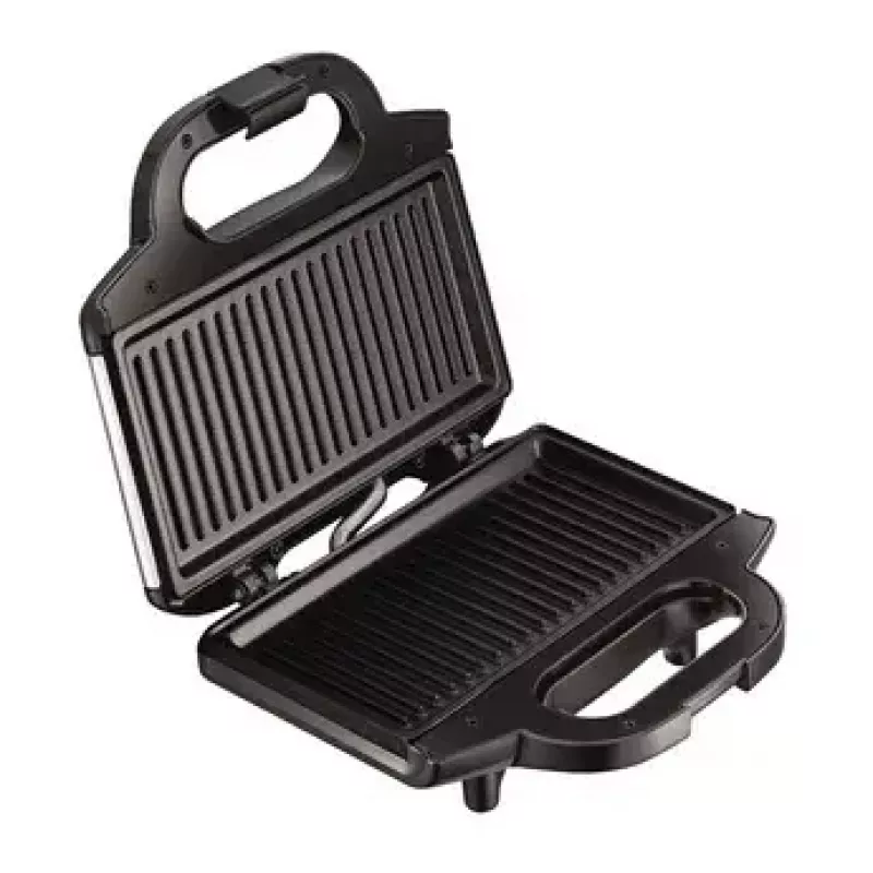 Sandwichmaker Tefal SM1572, 700 W, Grillplatten 230 x 130 mm, Edelstahl/Schwarz