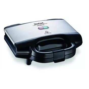 Sandwichmaker Tefal SM1572, 700 W, Grillplatten 230 x 130 mm, Edelstahl/Schwarz