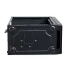 PC-Gehäuse Akyga AK36BK Micro Tower Schwarz — Micro Tower, unterstützt Flex-ATX/Mini-ITX/Micro-ATX, GPU max. 25 cm, CPU-Kühler max. 14 cm