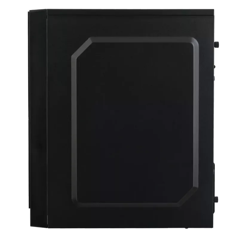 PC-Gehäuse Akyga AK36BK Micro Tower Schwarz — Micro Tower, unterstützt Flex-ATX/Mini-ITX/Micro-ATX, GPU max. 25 cm, CPU-Kühler max. 14 cm