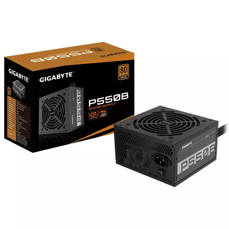 GIGABYTE P550B Netzteil 550 W 20+4-polig ATX ATX Schwarz