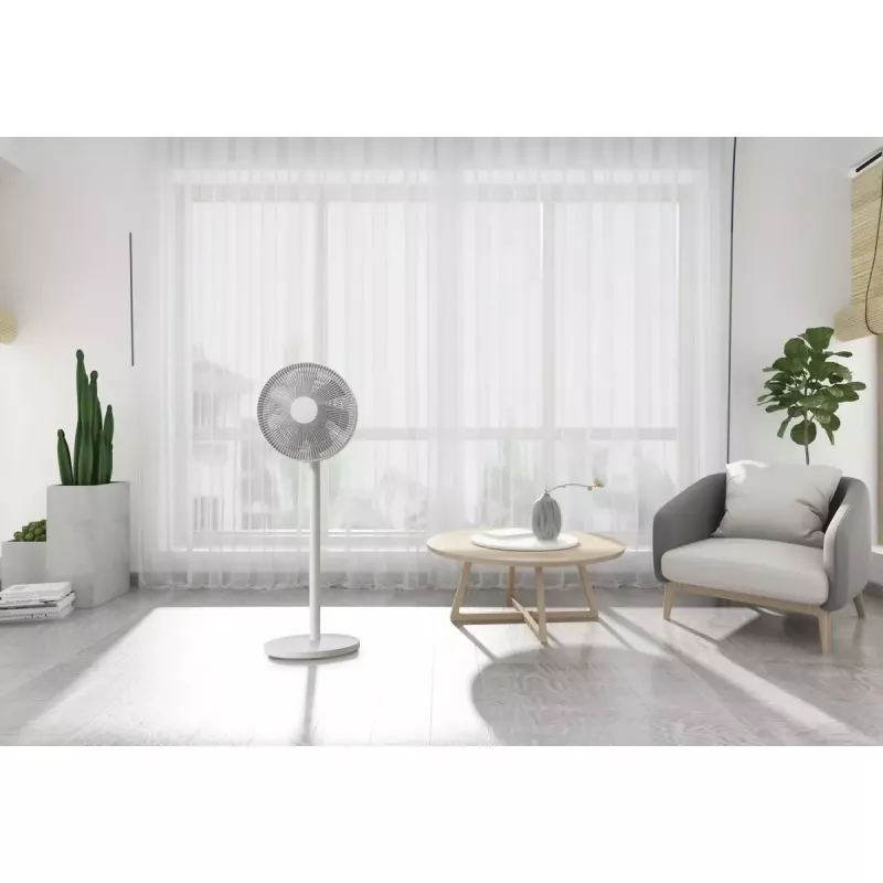 Standventilator Xiaomi Mi Smart Standing Fan 2 Lite PYV4007GL — 35,6 cm 7-Blatt, 3 Geschwindigkeiten, 45 W, 90° Oszillation, höhenverstellbar 642–1000 mm, weiß