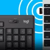 Logitech MK295 Silent Wireless Combo Tastatur RF Wireless QWERTY US International Schwarz