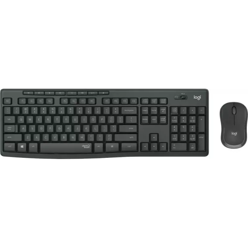 Logitech MK295 Silent Wireless Combo Tastatur RF Wireless QWERTY US International Schwarz