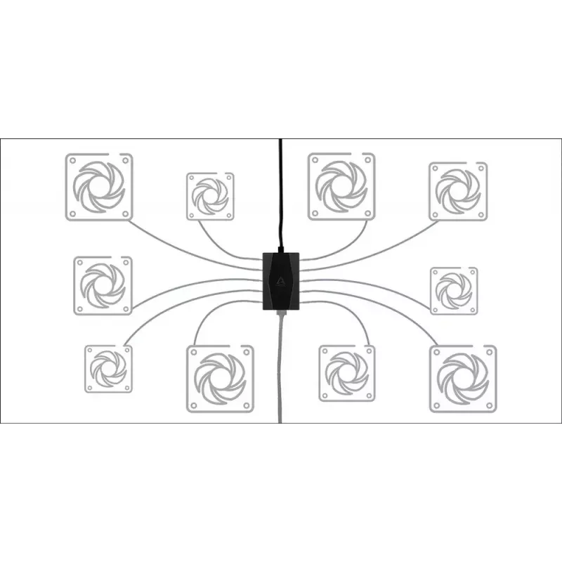 Case Fan Hub ARCTIC ACFAN00175A 10 Port PWM mit SATA-Stromversorgung