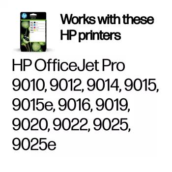 HP 963 4er-Pack Schwarz/Cyan/Magenta/Gelb Original Tintenpatronen