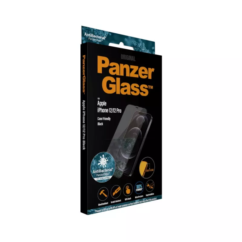 PanzerGlass ® Displayschutzfolie iPhone 12 | 12 Pro | Edge-to-Edge