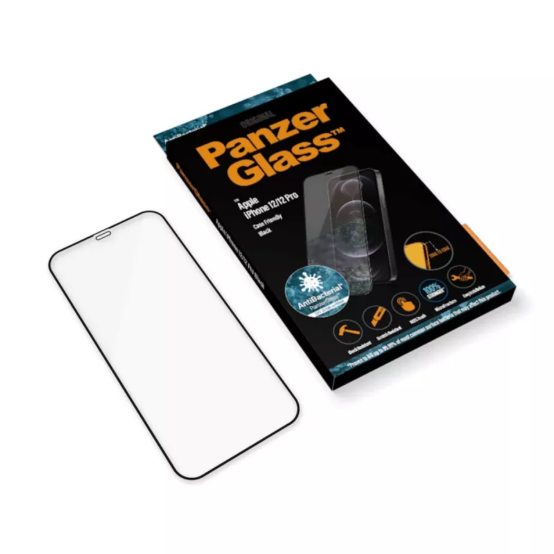 PanzerGlass ® Displayschutzfolie iPhone 12 | 12 Pro | Edge-to-Edge
