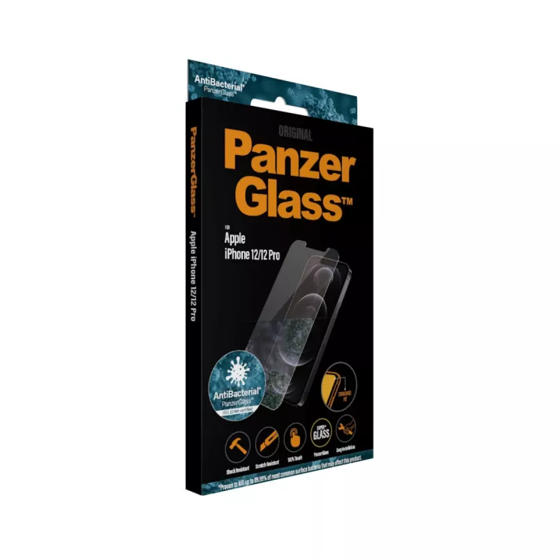 PanzerGlass ® Displayschutzfolie iPhone 12 | 12 Pro | Standardanpassung