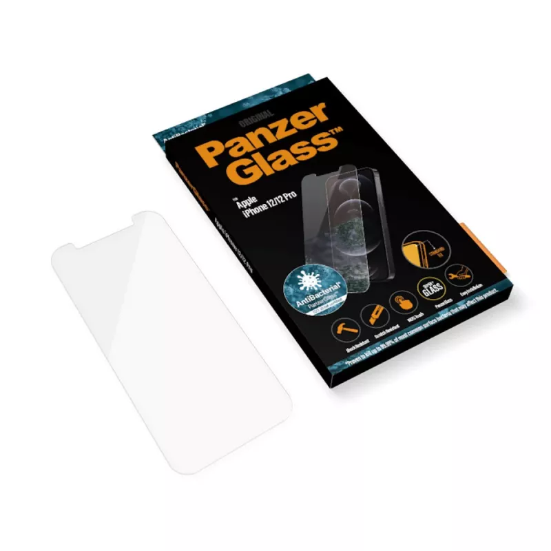 PanzerGlass ® Displayschutzfolie iPhone 12 | 12 Pro | Standardanpassung