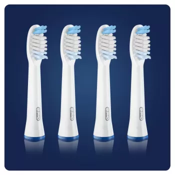 Zahnbürstenköpfe Oral-B Braun Pulsonic Clean 4 Stück Weiß