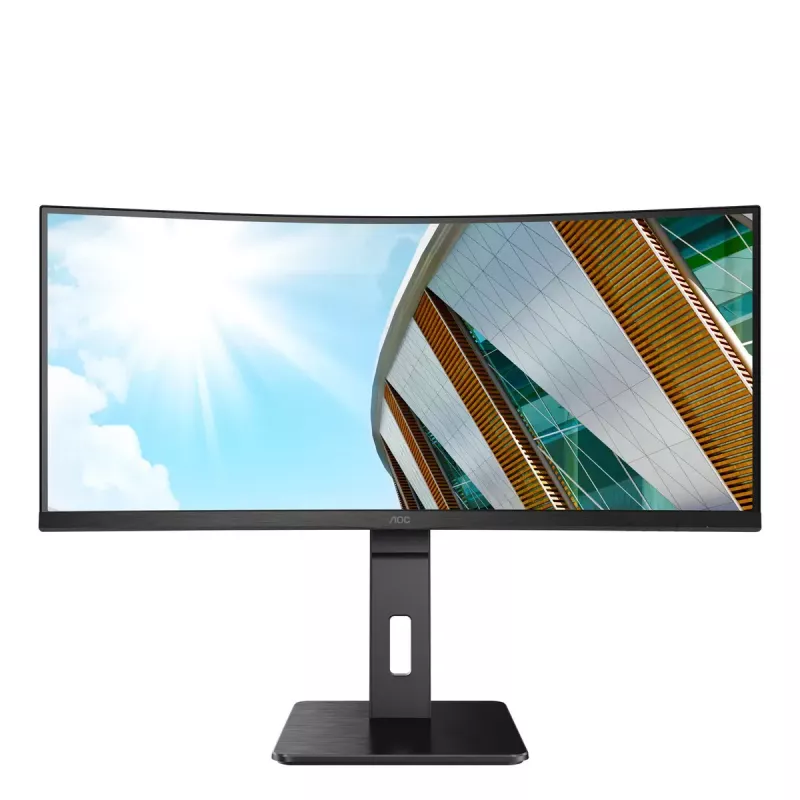 AOC P2 CU34P2A Computer Monitor 86,4 cm (34 Zoll) 3440 x 1440 Quad HD LED Schwarz