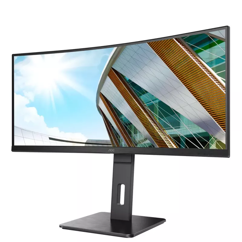 AOC P2 CU34P2A Computer Monitor 86,4 cm (34 Zoll) 3440 x 1440 Quad HD LED Schwarz