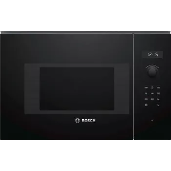 Einbau-Mikrowelle solo Bosch Serie 6 BFL524MB0 — 800 W, 20 L, Grill, Touch- & Drehregler, schwarz