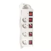 Power Extension LogiLink LPS252 1.5m 4 AC Outlets Indoor White