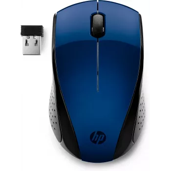 HP Wireless Mouse 220 (Lumiere Blue), beidhändig, RF Wireless, Blau