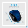 HP Wireless Mouse 220 (Lumiere Blue), beidhändig, RF Wireless, Blau