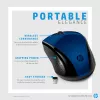 HP Wireless Mouse 220 (Lumiere Blue), beidhändig, RF Wireless, Blau