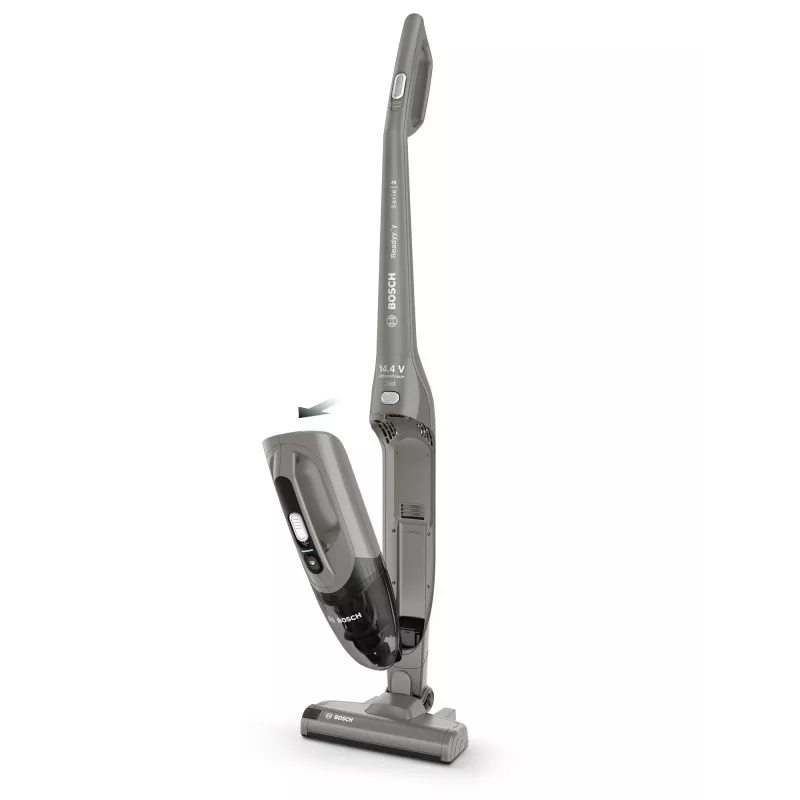 Bosch Serie 2 BBHF214G Stabstaubsauger/elektrischer Besen 2-in-1-Stabstaubsauger Akku Trocken Beutellos Grau