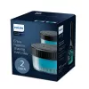 Philips Quick Clean Pod Kartusche CC12/50 2er-Pack Reinigungskartuschen für elektrische Rasiererköpfe