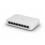 Managed Switch UBIQUITI UniFi Switch Lite 8 PoE L2, 8× Gigabit, 4× PoE+ (30 W/Port), 54 V DC, 60 W Verbrauch