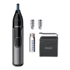 Philips Serie 3000 Nasentrimmer Serie 3000 NT3650/16 waschbarer Nasen-, Ohren- und Augenbrauentrimmer mit 2 Kammaufsätzen